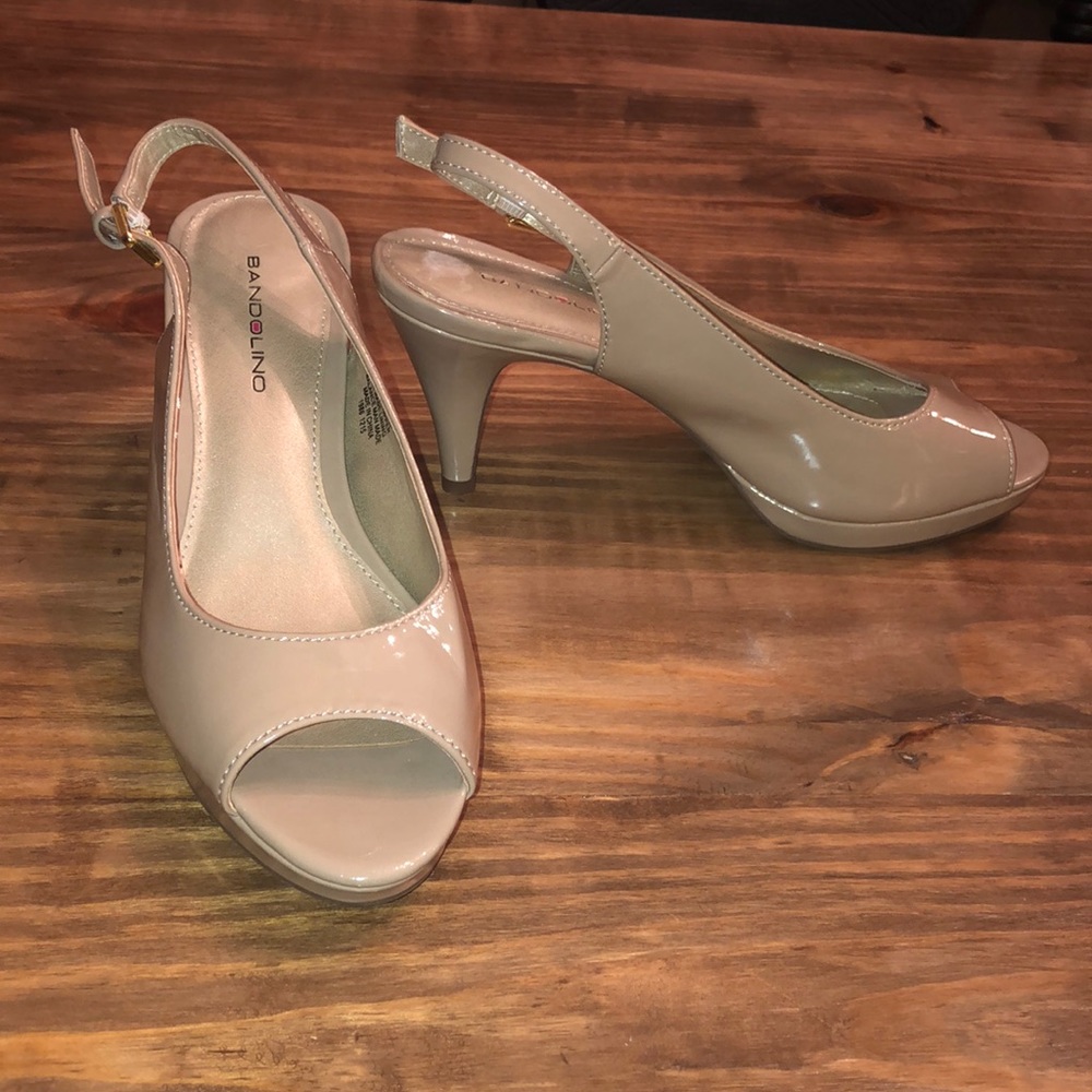 Tan Slingback Heel